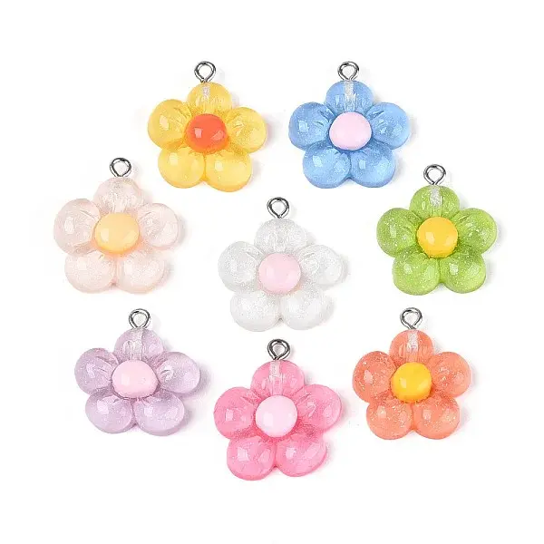 Transparent Resin Pendants