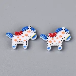 Printed Opaque Resin Beads