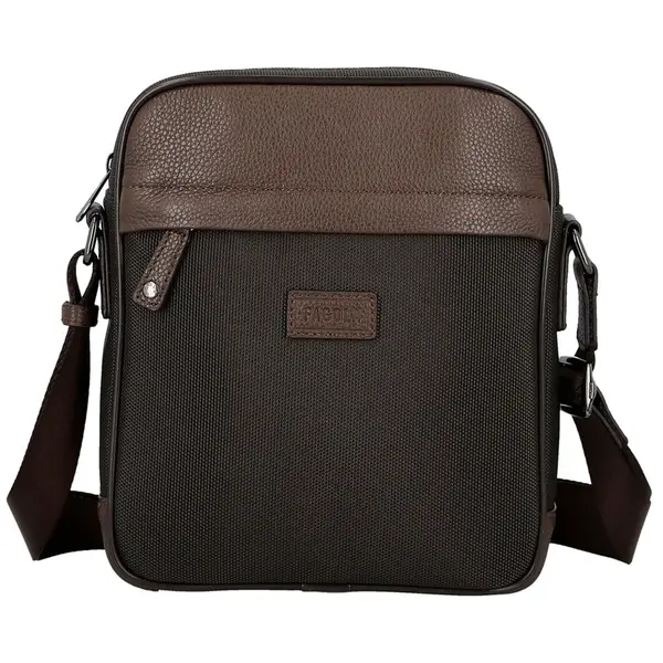 Pánská crossbody taška hnědá - Fagola Jeris