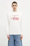 Bavlnené tričko s dlhým rukávom Aries Faded Cola LS Tee