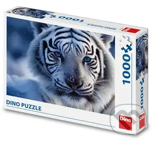 Puzzle Bílý tygr - puzzle z kategorie Zvieratá