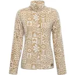 ALPINE PRO EFLINA Dámska flísová mikina, hnedá, veľkosť