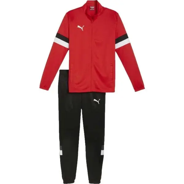Puma TEAMRISE TRACKSUIT Pánská tepláková souprava, červená, velikost