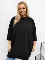 Černá plus size halenka