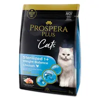 PROSPERA PLUS Sterilized 1+ Chicken Weight Balance Krmivo pro kočky, Hmotnost balení (g): 2 kg