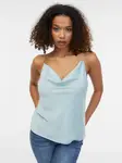 Orsay Mentolový dámský saténový top - Dámské