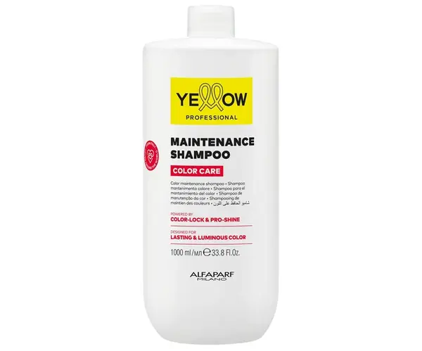 Šampon pro zachování barvy barvených vlasů Yellow Professional Color Care Maintenance Shampoo - 1000 ml + dárek zdarma