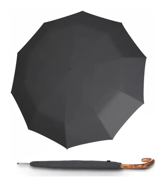 Holový deštník Knirps T.771 Long Mens Print Black