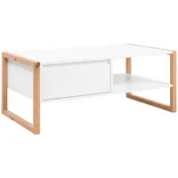 MID.YOU KONFERENČNÍ STOLEK, bílá, dub artisan, kompozitní dřevo, 100/40/55 cm