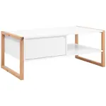 MID.YOU KONFERENČNÍ STOLEK, bílá, dub artisan, kompozitní dřevo, 100/40/55 cm