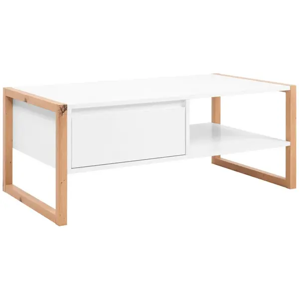 MID.YOU KONFERENČNÍ STOLEK, bílá, dub artisan, kompozitní dřevo, 100/40/55 cm