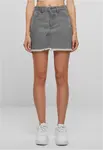 Women's Mini Denim Skirt UC - Grey