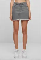 Women's Mini Denim Skirt UC - Grey