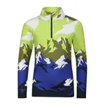 Dětské rychleschnoucí triko alpine pro stanso zelená/modrá 116-122