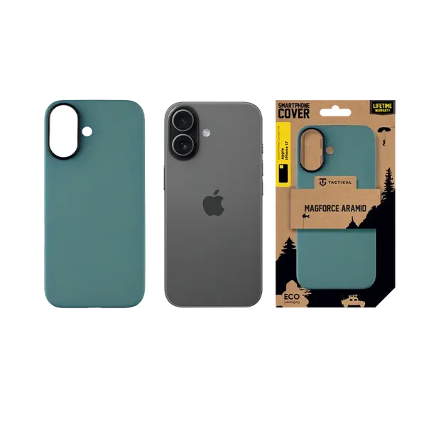 Zadní kryt Tactical MagForce Aramid pro Apple iPhone 17, blue jay