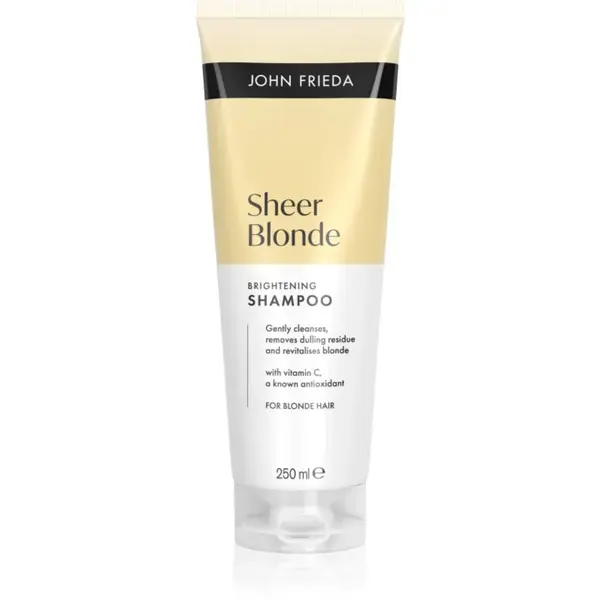 John Frieda Sheer Blonde Brightening Shampoo rozjasňující šampon pro blond vlasy 250 ml