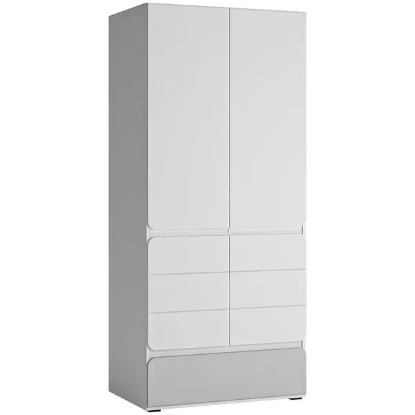 Skriňa 2d1s Flexi Flxs02  Biela Alpin/Billbergia