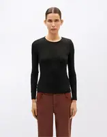 Tričko Thinking MU Black Brisa Cachemire Top BLACK