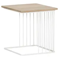 Landscape ODKLÁDACÍ STOLEK, dub, přírodní barvy, bílá, barvy dubu