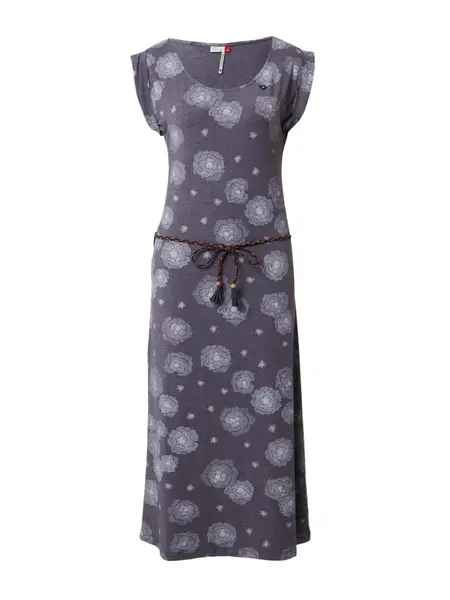 Ragwear Letné šaty  tmavosivá / biela