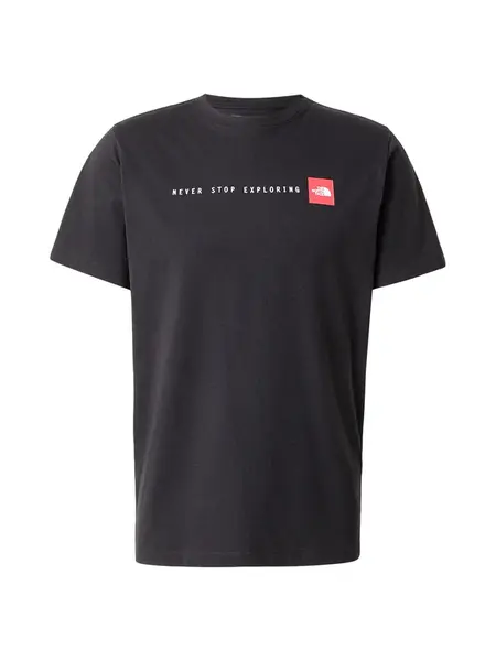 THE NORTH FACE Tričko 'NEVER STOP EXPLORING'  červená / čierna / biela