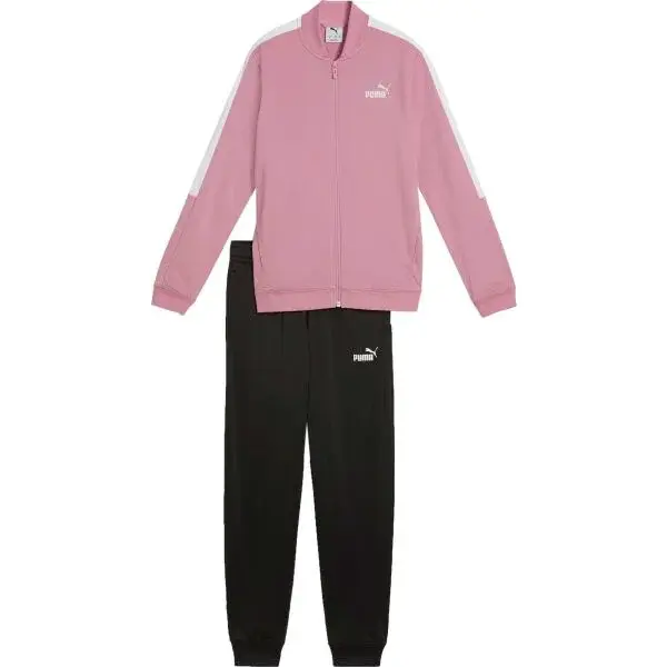 Puma BASBALL POLY SUIT G Dětská souprava, růžová, velikost