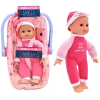 Dolls World - Miminko Anička s houpací autosedačkou 30 cm - 2 druhy