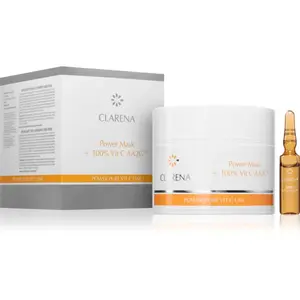 Clarena POwer Pure Vit. C Line vyživující maska s vitaminem C 103 ml