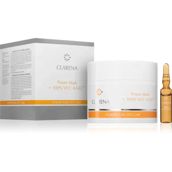 Clarena POwer Pure Vit. C Line vyživující maska s vitaminem C 103 ml