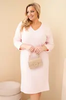 Kesi Plus Size šaty s výstřihem do V
