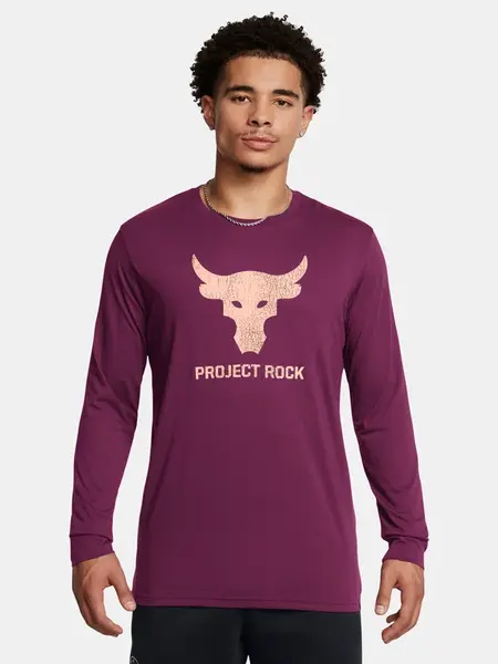 Under Armour T-shirt UA PJT ROCK BRAHMA BULL LS-PPL - Men's