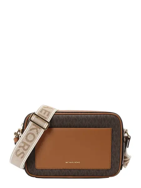 MICHAEL Michael Kors Taška cez rameno  béžová / hnedá / tmavohnedá