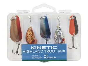Kinetic set plandavek highland trout mix 5 ks