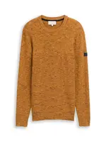 TOM TAILOR Sveter  oranžová melírovaná