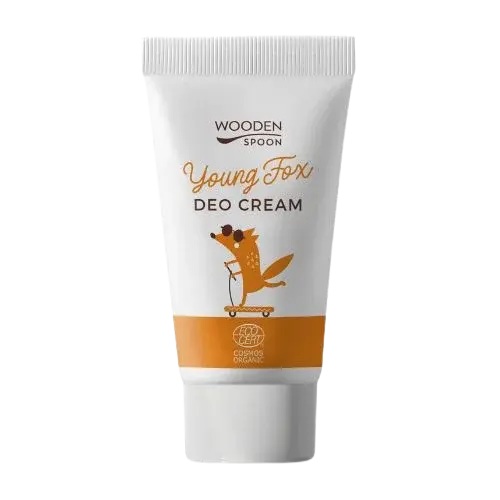 WOODENSPOON Organický krémový deodorant Young fox s inovatívnym aplikátorom 40 ml