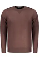 Pánský hnědý svetr s výšivkou