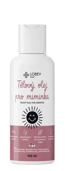 LOBEY Telový olej pre bábätka 100 ml