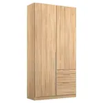 Rauch Möbel ŠATNÍ SKŘÍŇ S OTOČNÝMI DVEŘMI, Sonoma dub, 91/229/54 cm