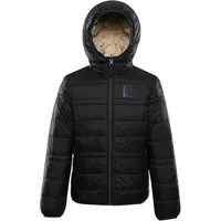 ALPINE PRO DOUWO Dětská zimní bunda, černá, velikost 128-134