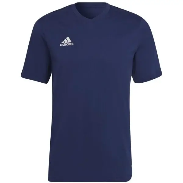 adidas ENTRADA 22 TEE Pánské triko, tmavě modrá, velikost XXL