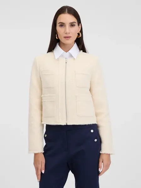 Krémové dámske sako ORSAY