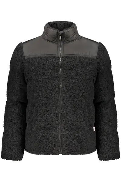 Pánska zimná bunda s kožušinovým vzhľadom