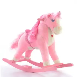 EURO BABY Houpací koník Jednorožec - růžový