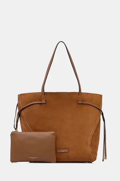 Semišová kabelka Gianni Chiarini VIOLETTE