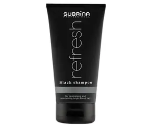 Šampon pro udržení platinového odstínu vlasů Subrina Professional Refresh Black Shampoo - 25 ml (61125)
