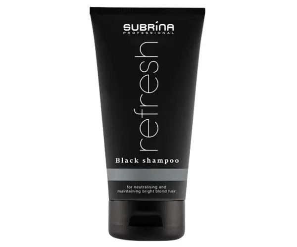 Šampon pro udržení platinového odstínu vlasů Subrina Professional Refresh Black Shampoo - 25 ml (61125)
