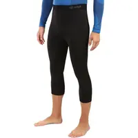 KILPI NIELO Pánské bezešvé 3/4 termo kalhoty, černá, velikost