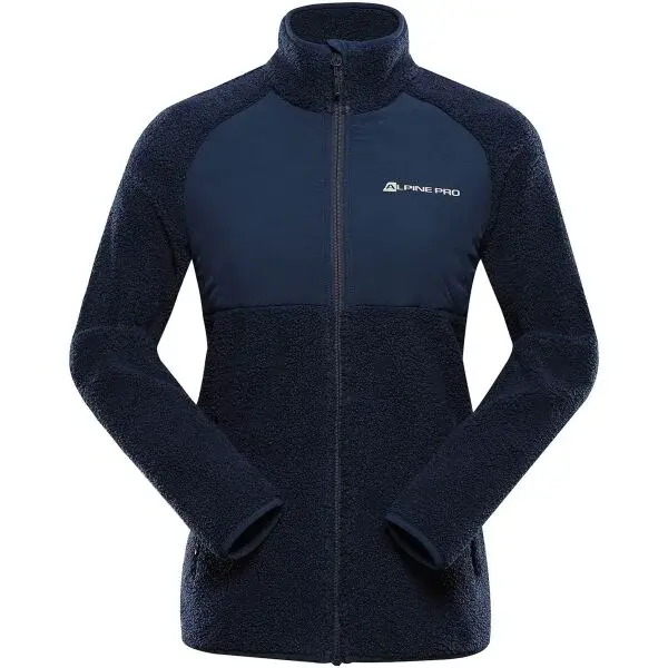 ALPINE PRO FERADA 2 Dámská hřejivá mikina, tmavě modrá, velikost