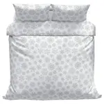 Povlečeme vše Bavlněné povlečení Sněhové vločky 140x200, 70x90 cm