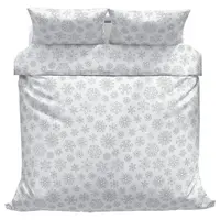 Povlečeme vše Bavlněné povlečení Sněhové vločky 140x200, 70x90 cm